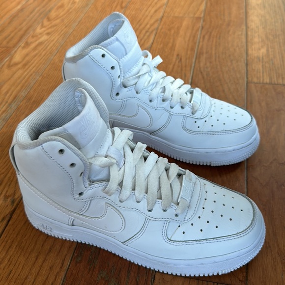 Nike Air Force white 3.5Y - Picture 3 of 10
